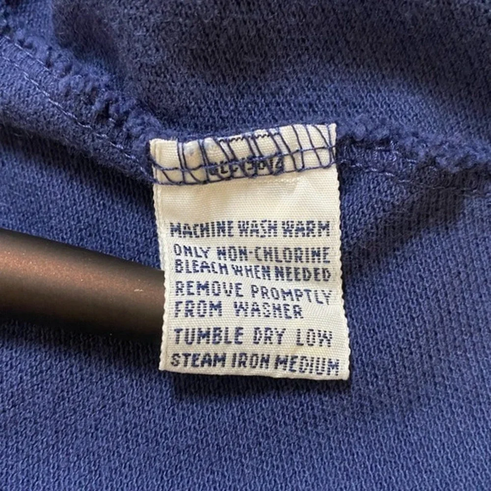 Vtg Polo‎ by Ralph Lauren Mens XL Blue Yellow Pony Preppy 100% Cotton Nautical